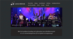 Desktop Screenshot of ljusonoje.se